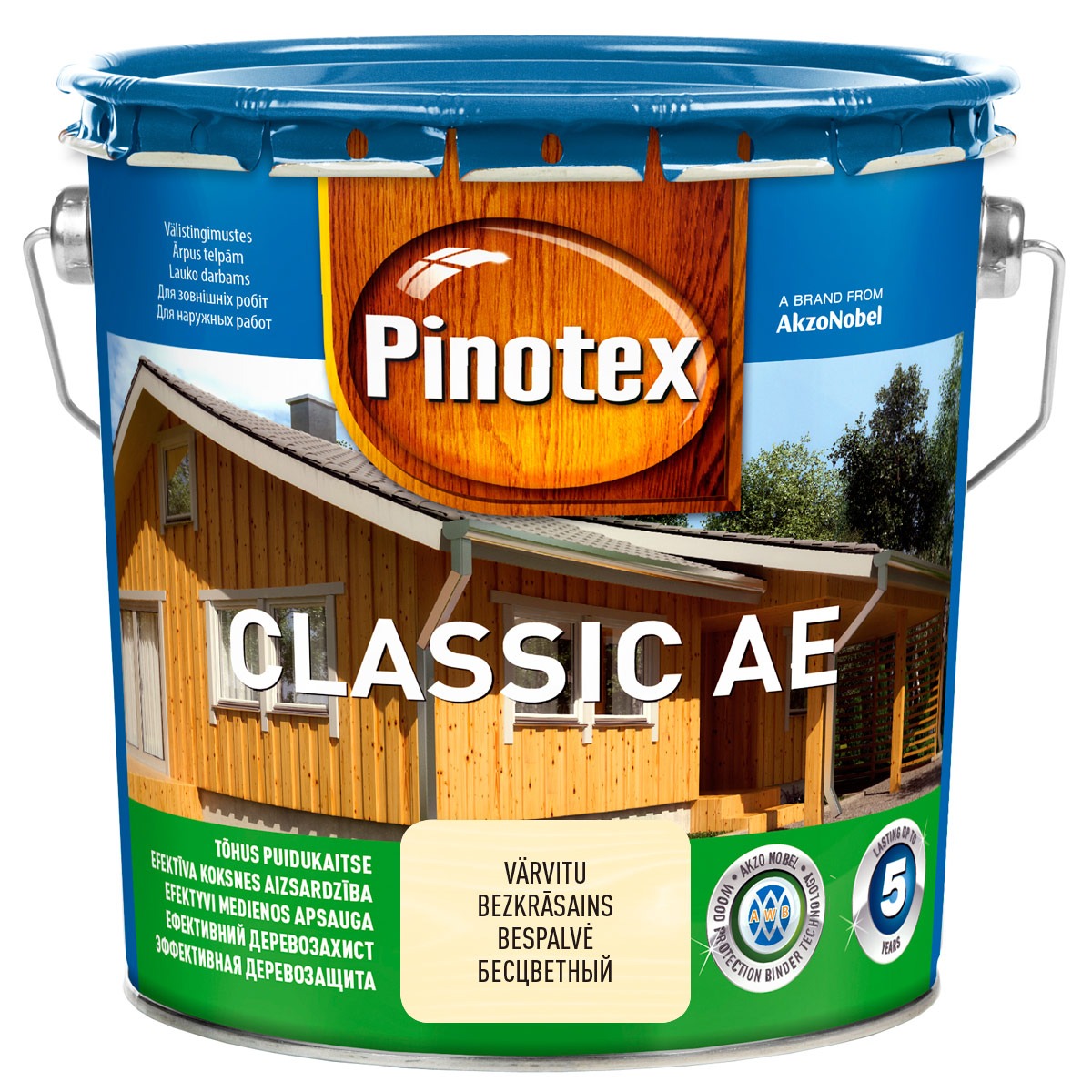 PUIDUKAITSE PINOTEX CLASSIC LASUR VÄRVITU 3L