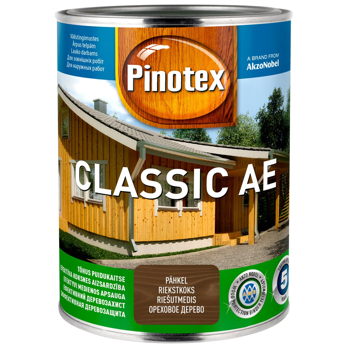 PUIDUKAITSE PINOTEX CLASSIC LASUR PÄHKEL 1L