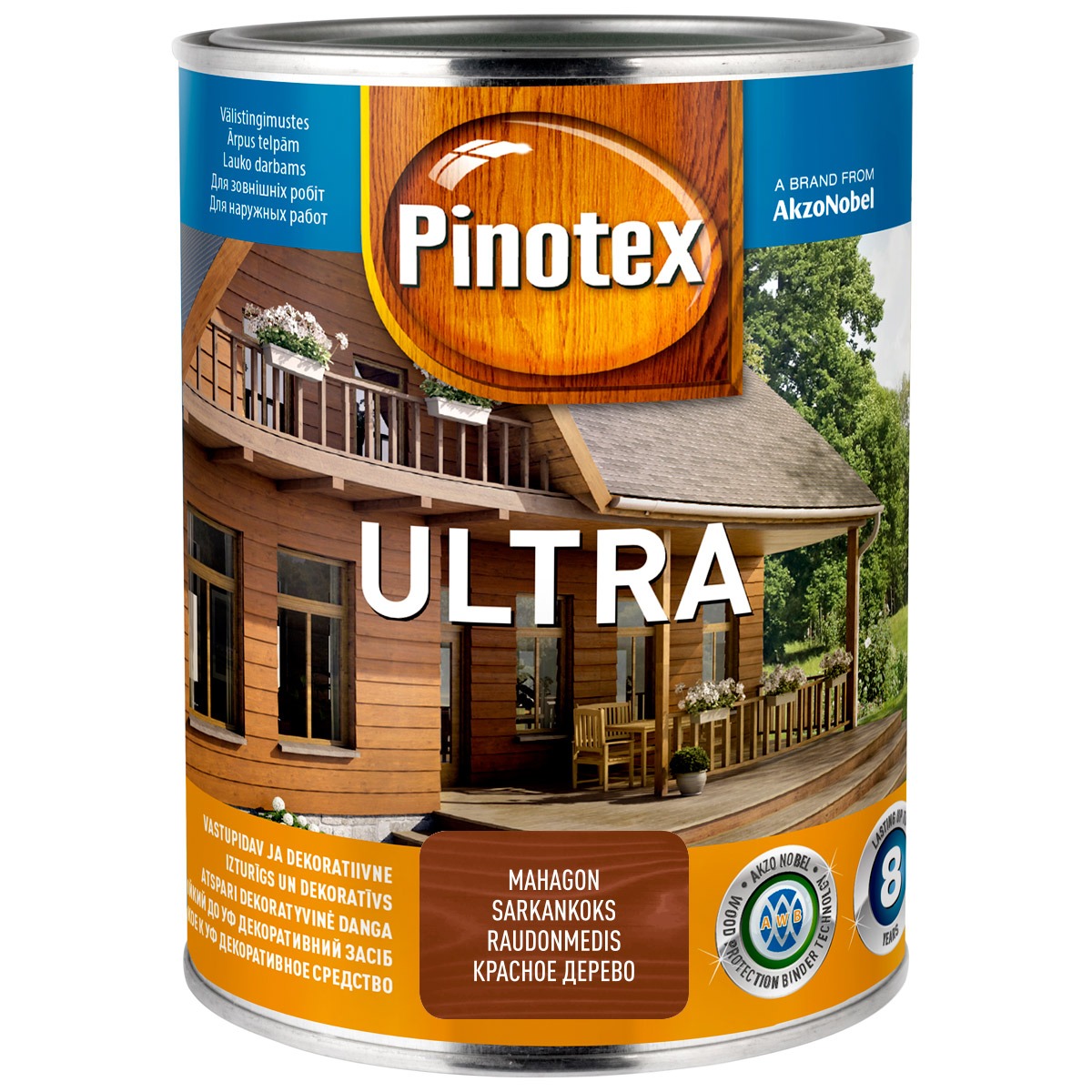 PUIDUKAITSE PINOTEX ULTRA LASUR MAHAGON 1L