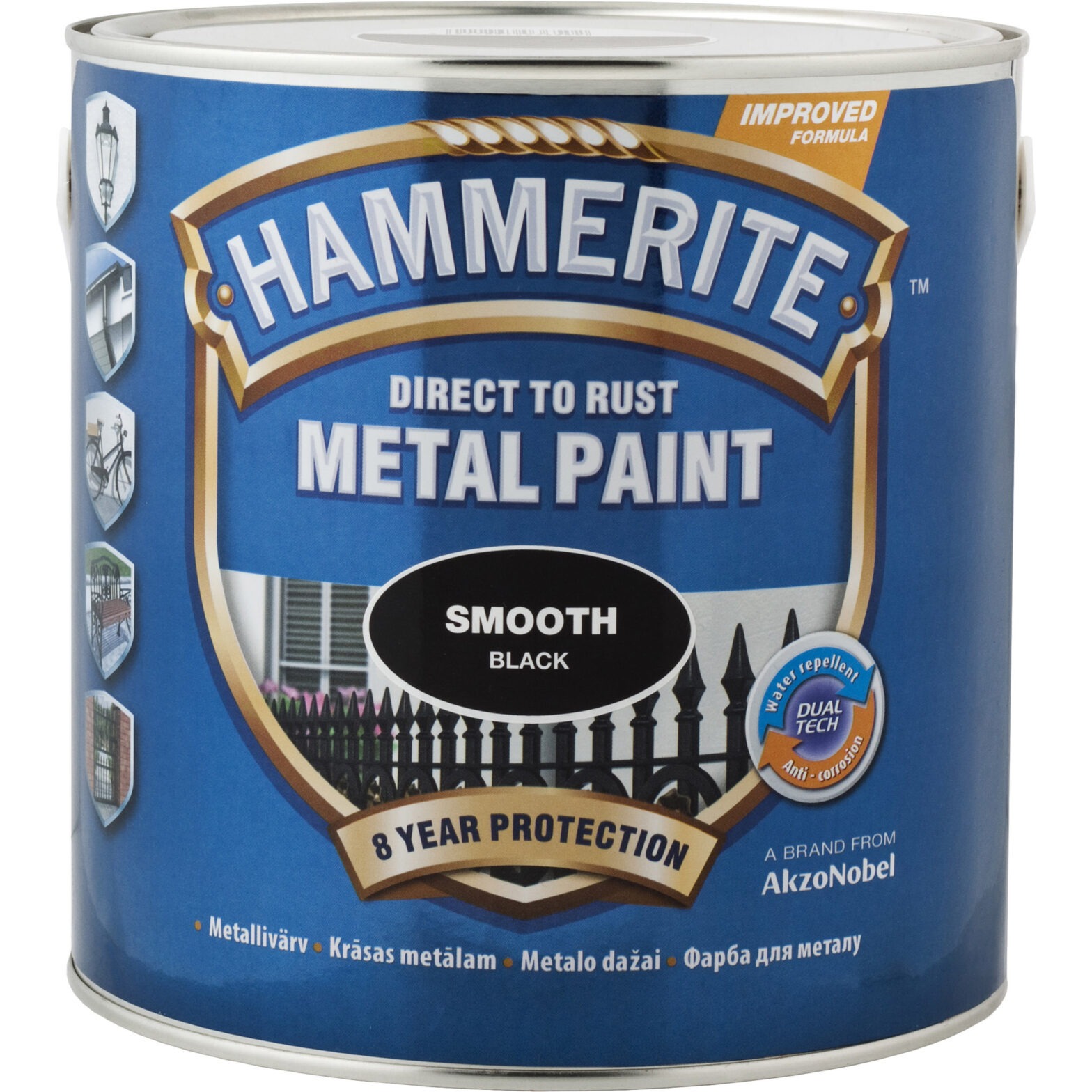 METALLIVÄRV HAMMERITE SMOOTH SININE 5L