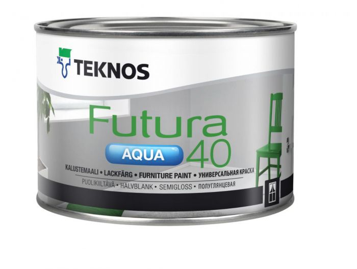 Mööblivärv Teknos Futura Aqua 40, 0,5 l