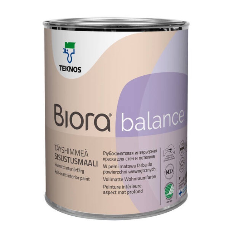 TEKNOS ALUSVÄRV BIORA BALANCE BASE3 0,9L - AINULT TOONIMISEKS