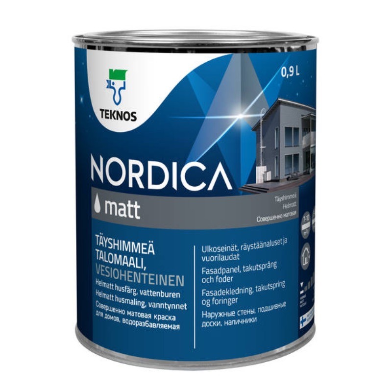 ALUSVÄRV PUIDULE TEKNOS NORDICA MATT B3 0,9L - AINULT TOONIMISEKS