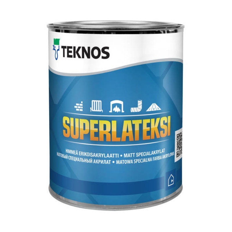 TEKNOS DISPERSIOONVÄRV SUPERLATEKSI PM1 0,9L