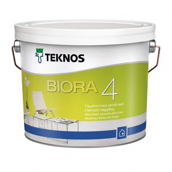 TEKNOS SEINA- JA LAEVÄRV BIORA "4" BASE1 9L