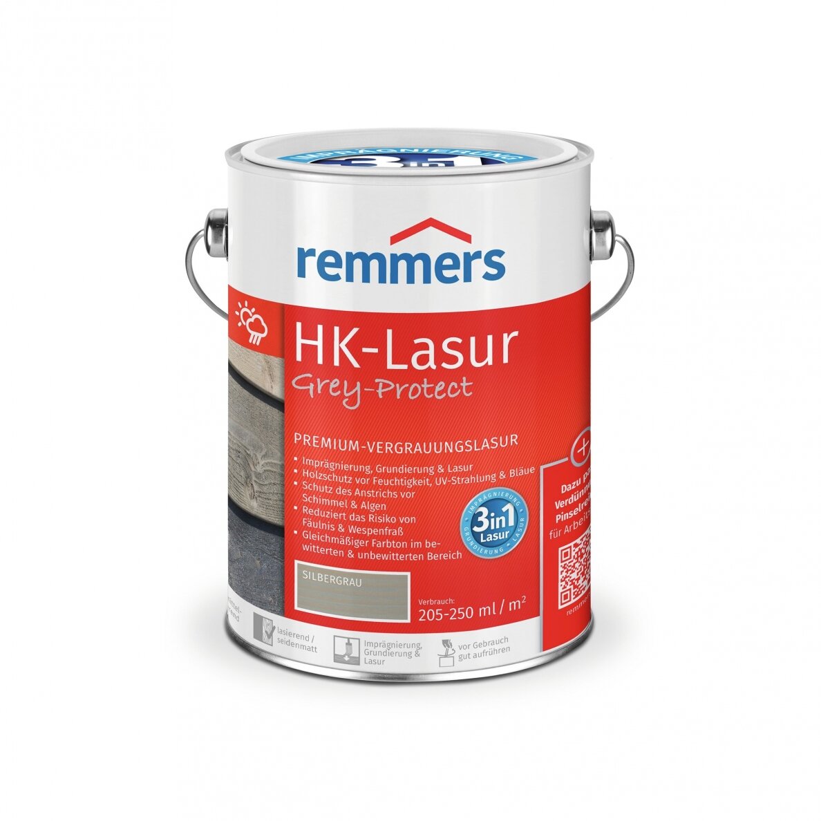 REMMERS HK-LASUR SILBERGRAU 0,75L