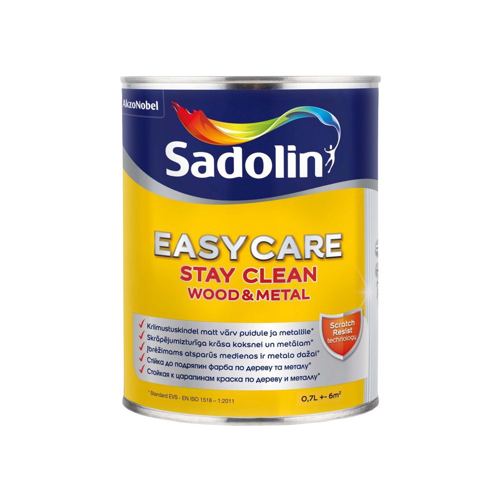 Puidu- ja metallivärv Sadolin EasyCare 2,5L