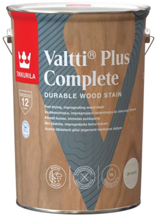 Puidulasuur Tikkurila Valtti Plus Complete Off White 5 l