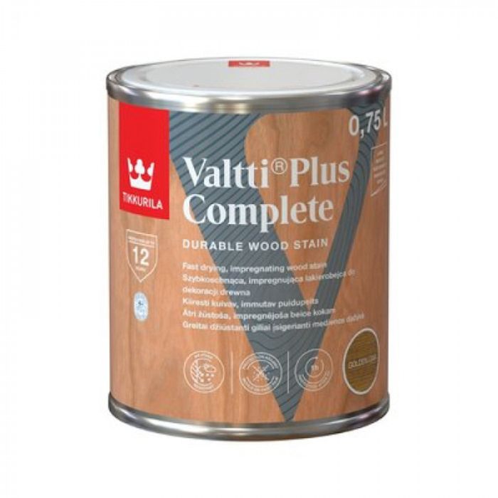 Puidulasuur Tikkurila Valtti Plus Complete Golden Oak 0,75 l
