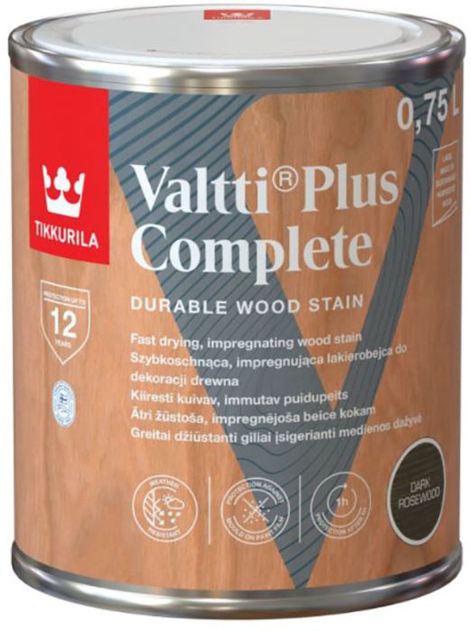 Puidulasuur Tikkurila Valtti Plus Complete Dark Rosewood 0,75 l