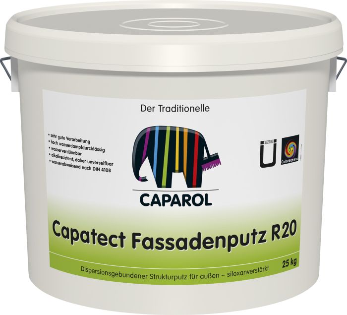 Fassaadikrohv Caparol Capatect Fassadenputz R20, 25 kg