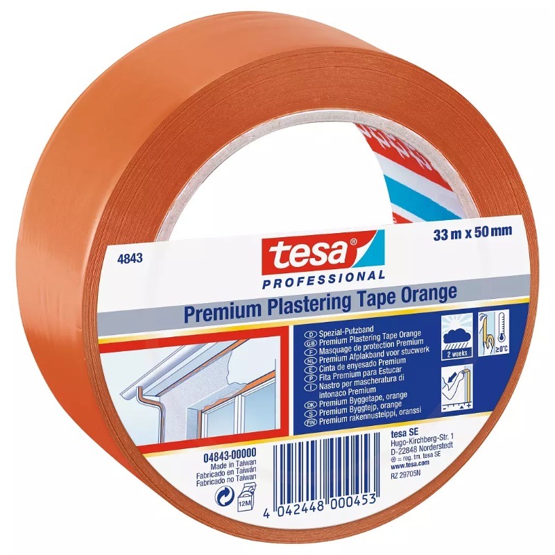 PVC TEIP TESA 4843 ORANŽ 33M*50MM