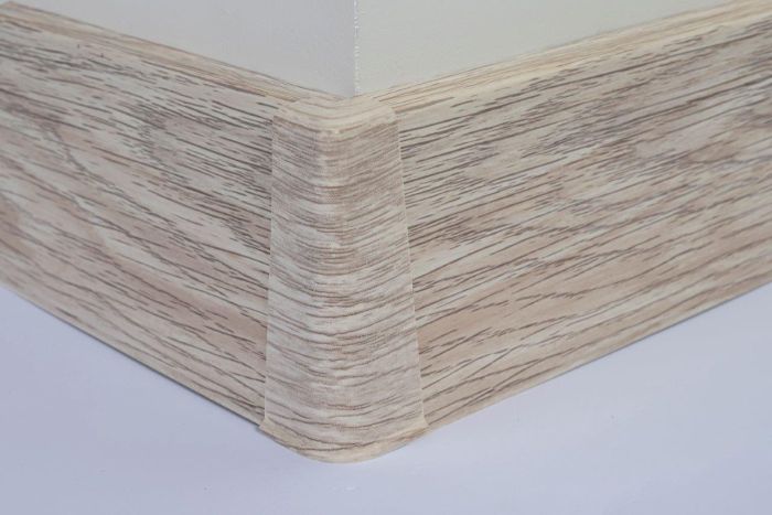 Põrandaliistu välisnurk PVC Bilbao Oak 22 x 75 mm