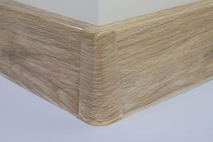 Põrandaliistu välisnurk PVC Tuscany Oak 22 x 75 mm