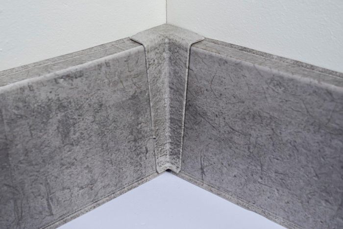 Põrandaliistu sisenurk PVC Stone 22 x 75 mm