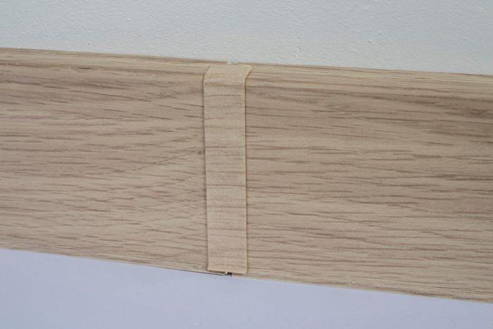 Põrandaliistu ühendustükk PVC Alcanta Oak 22 x 75 mm