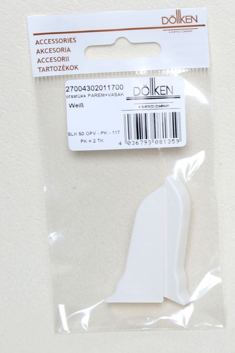 Otsatükk Döllken SLK50 PVC valge 2 tk