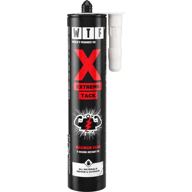 MONTAAŽILIIM WTF X EXTREME TACK 290ML VALGE