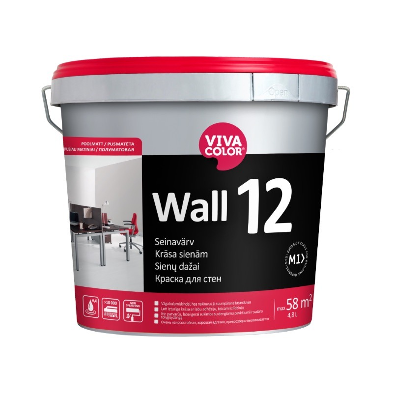 SISEVÄRV WALL 12 A 4,8L