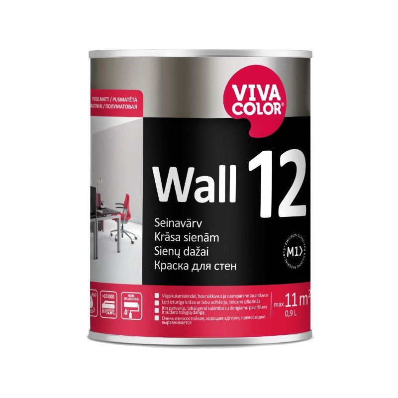 SISEVÄRV WALL 12 A 0,9L