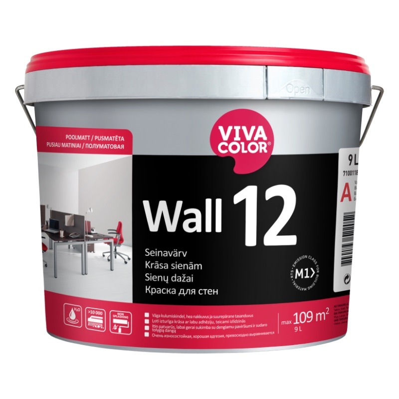 SISEVÄRV WALL 12 A 9L