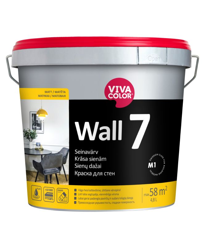 SEINAVÄRV WALL 7 A 4,8L