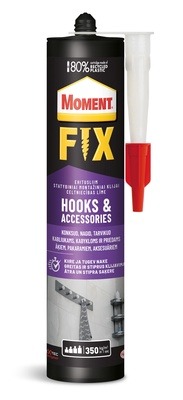 Liim paigaldus- Moment Fix Hooks & Accessories, 0.44 kg