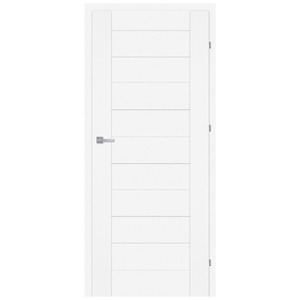Siseukseleht Classen Lora M1, parempoolne, valge, 203.5 x 84.4 x 4 cm