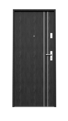 Uks siseruumid Classic, vasakpoolne, antratsiit, 206 x 100 x 5 cm