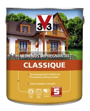 Puidu immutusvahend V33 Classique, tamm, 0.75 l