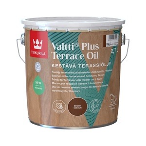 Puiduõli Tikkurila Valtti Plus Terrace Oil, pruun, 2.7 l