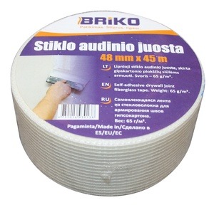 Pael Briko Self adhesive mesh tape, klaaskiud, 45 m x 48 mm
