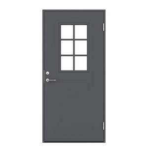 Uks Swedoor B0020, vasakpoolne, hall, 208 x 98 x 11 cm