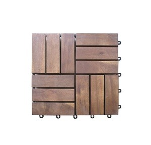 Veranda plaadid GOODiY, 30 cm x 30 cm x 2.2 cm, pruun/akaatsia, 4 tk