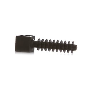 Kaablisideme tüübel Elematic, plastmass, must, 37mm x 13mm