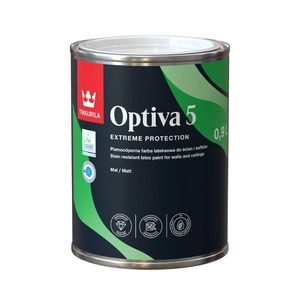 Akrüülvärv Tikkurila Optiva 5, valge, 0.9 l