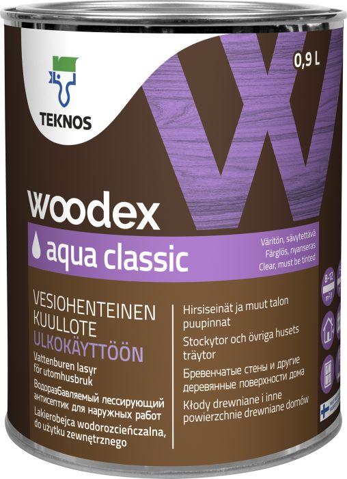 Puidukaitse Teknos Woodex Aqua Classic 0,9 l