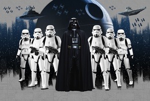 Tapeet Komar XXL4-090 Star Wars The Dark Side, 2480 mm x 3680 mm