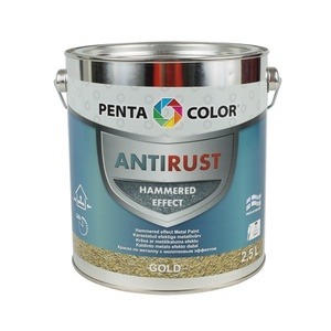 Eriotstarbeline värv Pentacolor Anti Rust Hammered, 2.5 l, kuldne