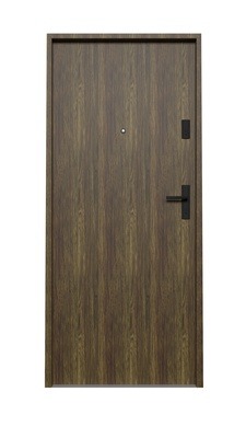 Uks siseruumid Classic, vasakpoolne, pruun, 206 x 100 x 5 cm