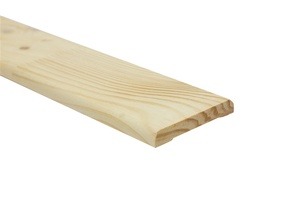 Uksepiire, 220 cm x 7 cm x 1.2 cm, pruun