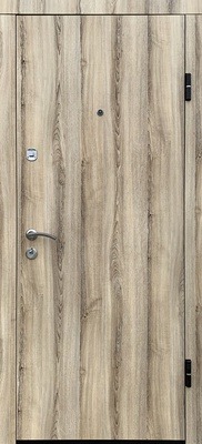 Uks OPTIM-00, parempoolne, liivakarva pruun, 205 x 96 x 8 cm