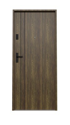 Uks siseruumid Classic, parempoolne, pruun, 206 x 100 x 5 cm