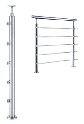 Trepipost For Horizontal Fitting, 0.96 m