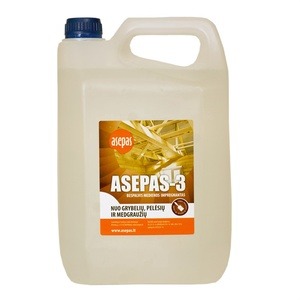 Puidukaitsevahend Asepas-3, läbipaistev, 5 l