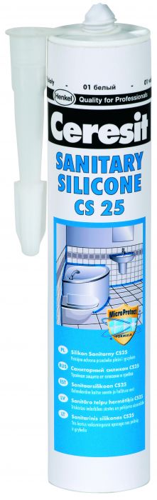 Sanitaarsilikoon Ceresit CS25 280 ml, Transparent 00