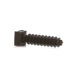 Kaablisideme tüübel Elematic, plastmass, must, 37 mm x 6.3 mm