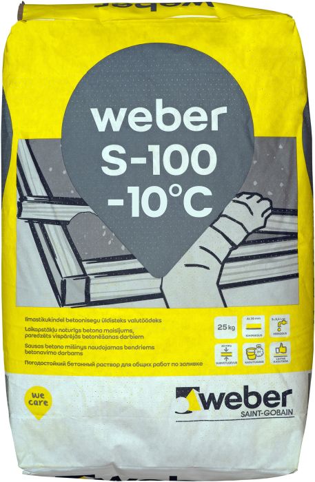 Kuivbetoon Weber S-100 1000 kg talvine