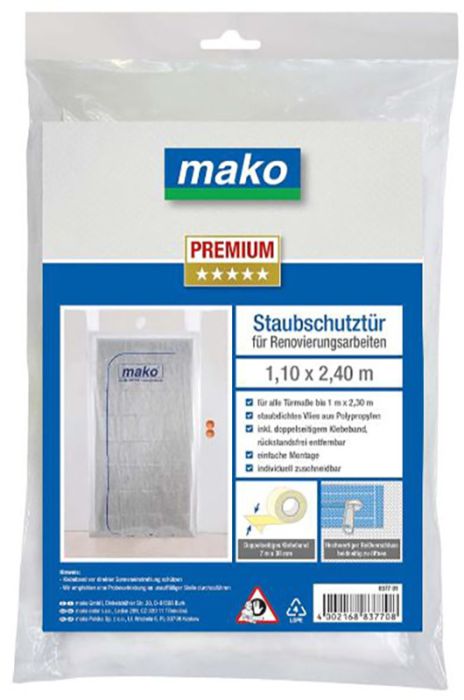 Ukse kaitsekile Mako Premium 1,10 x 2,40 m