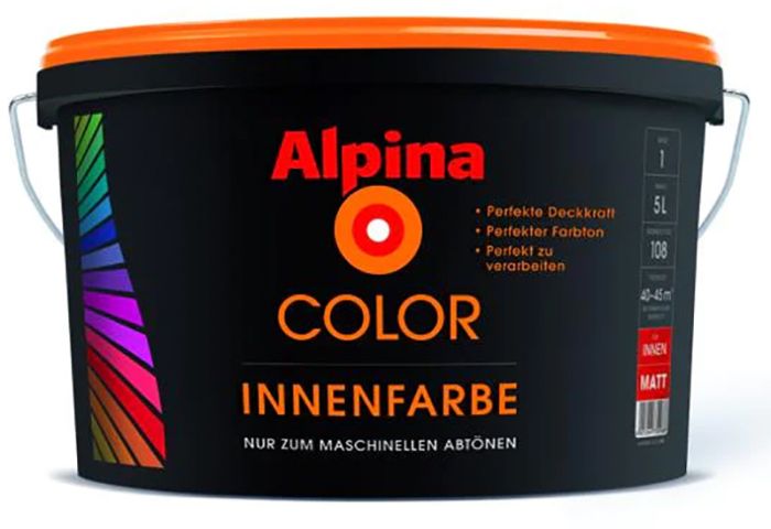 Sisevärv Alpina Color Innenfarbe Base 1 valge 5 l
